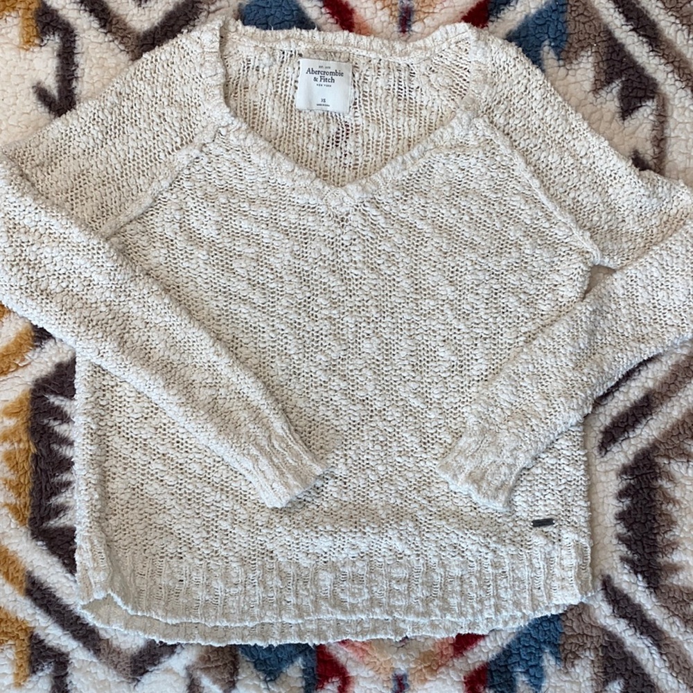 Bubble knit sweater